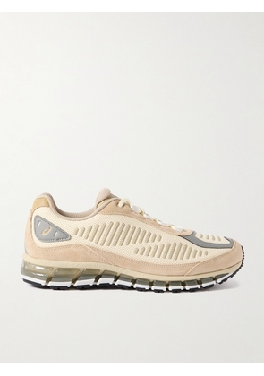 Asics - GEL-QUANTUM 360 1 AMP Suede and Rubber-Trimmed Mesh Sneakers - Men - Neutrals - UK 6