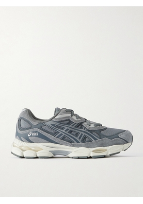 Asics - Gel-NYC Suede and Rubber-Trimmed Ripstop Sneakers - Men - Gray - UK 6