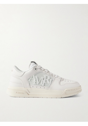 AMIRI - Classic Low Logo-Appliquéd Rubber-Trimmed Leather Sneakers - Men - White - EU 40