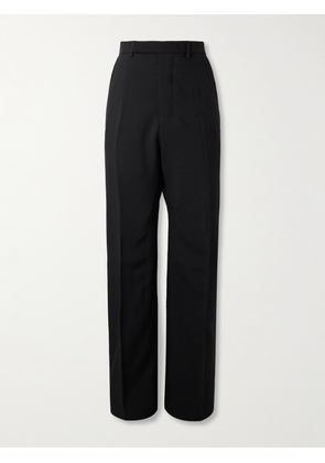 Rick Owens - Geth Straight-Leg Grain de Poudre Wool Trousers - Men - Black - IT 46