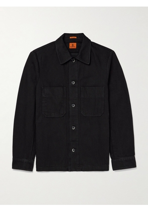 Barena - Capitan Washed Denim Overshirt - Men - Black - IT 46