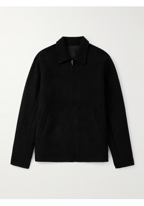 Rick Owens - Brad Webbing-Trimmed Double-Faced Cashmere Bomber Jacket - Men - Black - IT 46