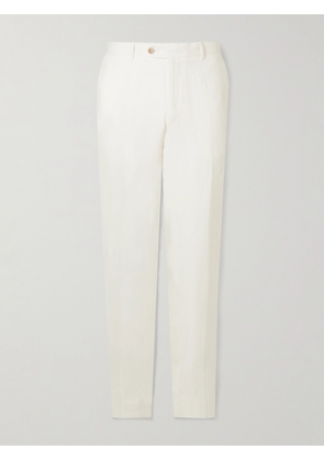 Frescobol Carioca - Affonso Straight-Leg Linen Suit Trousers - Men - White - UK/US 28