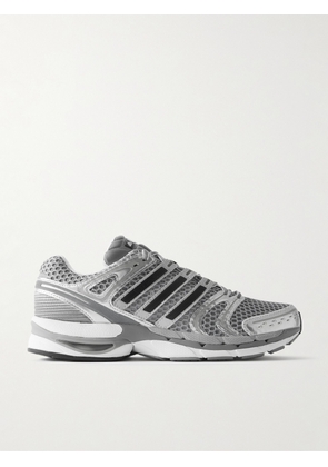 adidas Originals - Adistar Control 5 Rubber-Trimmed Mesh Sneakers - Men - Silver - UK 5