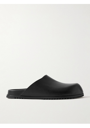 Rick Owens - Granola Leather Mules - Men - Black - EU 40
