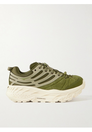 Hoka - Stinson Evo OG Rubber-Trimmed Mesh Running Sneakers - Men - Green - US 7