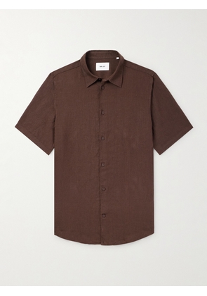 NN07 - Enzo 5708 Linen Shirt - Men - Brown - S