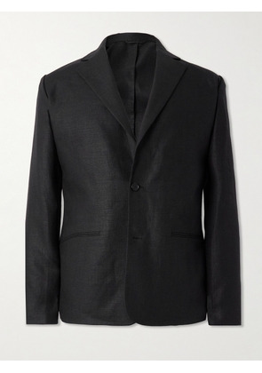 NN07 - Timo 1454 Linen Suit Jacket - Men - Black - S