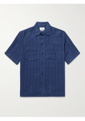 Oliver Spencer - Santiago Striped Linen Shirt - Men - Blue - S