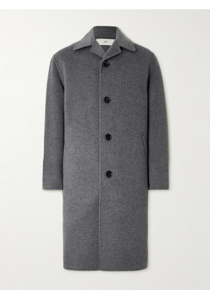 AMI PARIS - Wool and Cashmere-Blend Coat - Men - Gray - XS