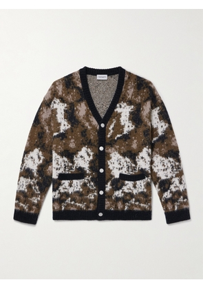 Carhartt WIP - Merton Camouflage Intarsia-Knit Cardigan - Men - Green - XS