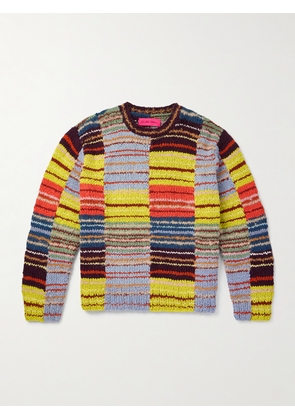 The Elder Statesman - Scrap Patchwork Cotton-Blend Sweater - Men - Multi - XS