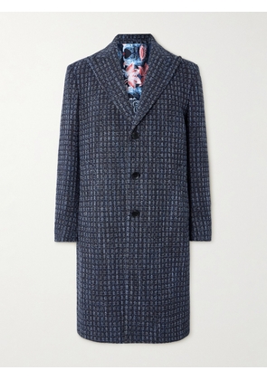ETRO - Soho Wool Overcoat - Men - Blue - IT 46