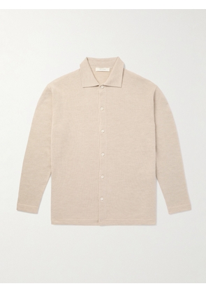 UMIT BENAN - Sunset Cashmere and Silk-Blend Shirt - Men - Neutrals - S