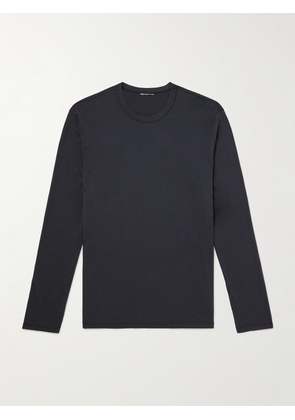 James Perse - Lotus Slim-Fit Cotton-Jersey T-Shirt - Men - Blue - 1