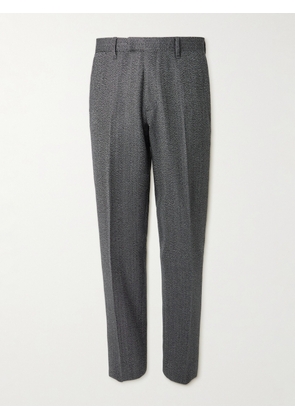 Mr P. - Straight-Leg Herringbone Virgin Wool Suit Trousers - Men - Gray - 28