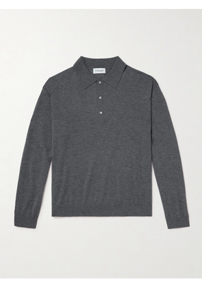 FRAME - Cashmere and Wool-Blend Polo Shirt - Men - Gray - XS