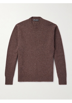 Dolce&Gabbana - Wool-Blend Sweater - Men - Brown - IT 44