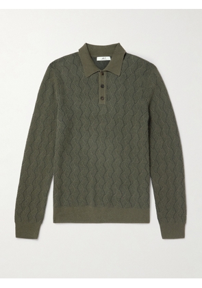 Mr P. - Knitted Wool and Cashmere-Blend Sweater - Men - Green - XS