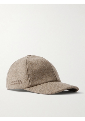 MARANT - Tomas Logo-Embroidered Virgin Wool Baseball Cap - Men - Neutrals - 57