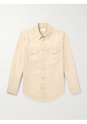 MARANT - Vasco Cotton Western Shirt - Men - Neutrals - XS