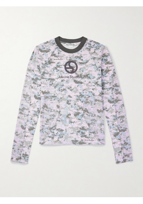 Acne Studios - Elway Camouflage-Print Jersey T-Shirt - Men - Green - XS