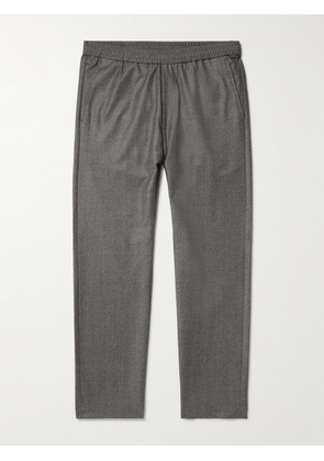 Barena - Straight-Leg Virgin Wool Drawstring Trousers - Men - Gray - IT 44