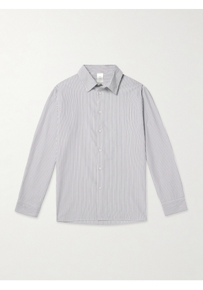 SSAM - Striped Cotton Shirt - Men - White - S