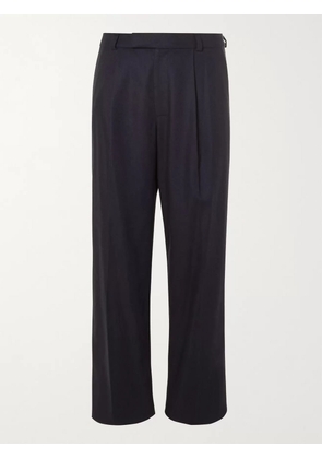 NET-A-PORTER FOR THE KING’S FOUNDATION - Merino Wool and Cashmere-Blend Trousers - Men - Blue - IT 48