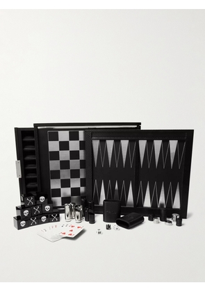 Ralph Lauren Home - Sutton Carbon-Fibre Leather and Walnut Game Box - Men - Black