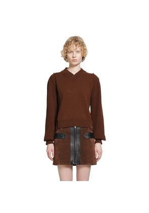 Wool Cashmere V-Neck Sweater