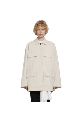 Collared Drawstring Jacket