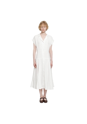 Linen Cap Sleeve Shirt Dress