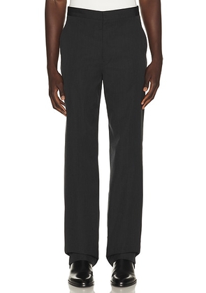Maison Margiela Straight Leg Trouser in Dark Grey Melange - Grey. Size 48 (also in ).