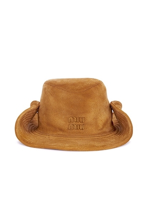 Miu Miu Cowboy Hat in Miele - Brown. Size M (also in ).