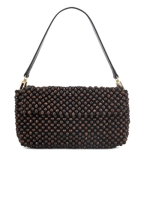 Staud Timmy Shoulder Bag in Dark Brown - Brown. Size all.