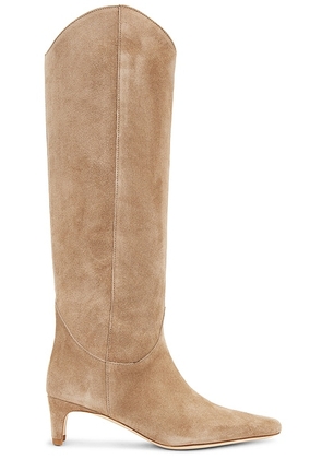 Staud Western Wally Boot in Dune - Tan. Size 39.5 (also in 36.5, 37.5, 41).