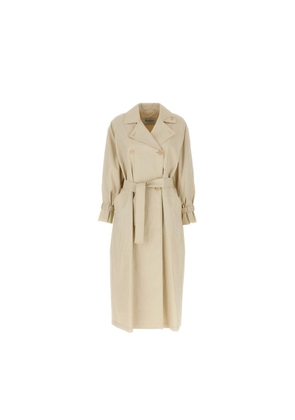Max Mara Beige Cotton Coat - 40