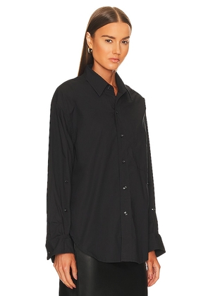 Citizens of Humanity Kayla Shirt in Black. Size XL. Also in XS, S, M, L.