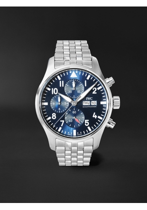 IWC Schaffhausen - Pilot's Automatic Chronograph 43mm Stainless Steel Watch, Ref. No. IW378004 - Men - Blue