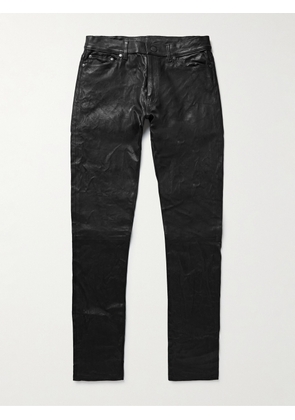 JOHN ELLIOTT - Cast 2 Skinny-Fit Leather Trousers - Men - Black - UK/US 28