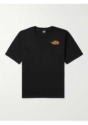 THE NORTH FACE - Slim-Fit Logo-Print Cotton-Jersey T-Shirt - Men - Black - XS