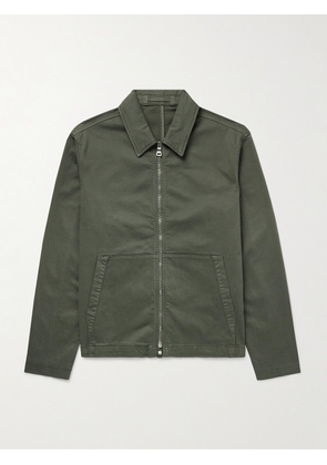 Mr P. - Cotton-Blend Gabardine Coach Jacket - Men - Green - XS