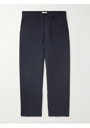 NN07 - Throwing Fits Garret 1684 Straight-Leg Twill Trousers - Men - Blue - 28W 32L