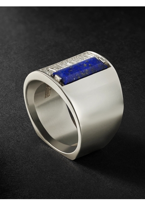 Suzanne Kalan - 18-Karat White Gold, Lapis Lazuli and Diamond Ring - Men - Blue - 10