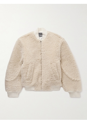 Jacquemus - Pilou Shearling Bomber Jacket - Men - Neutrals - IT 46