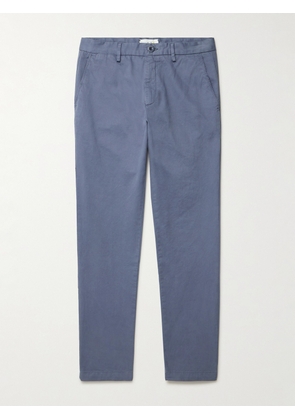 Mr P. - Slim-Fit Cotton Chinos - Men - Blue - 28