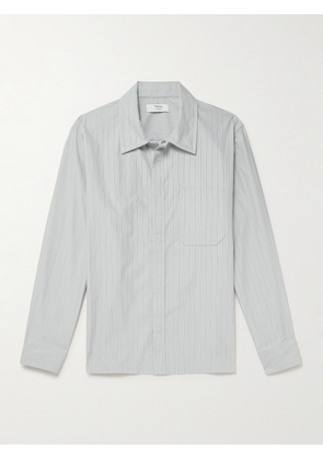 THEORY - Lucas Ossendrijver Pinstriped Cotton-Blend Shirt - Men - Gray - XS