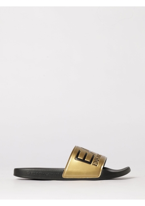 EA7 Sandals Men color Gold