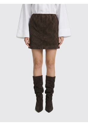 ROTATE Skirt Woman color Brown